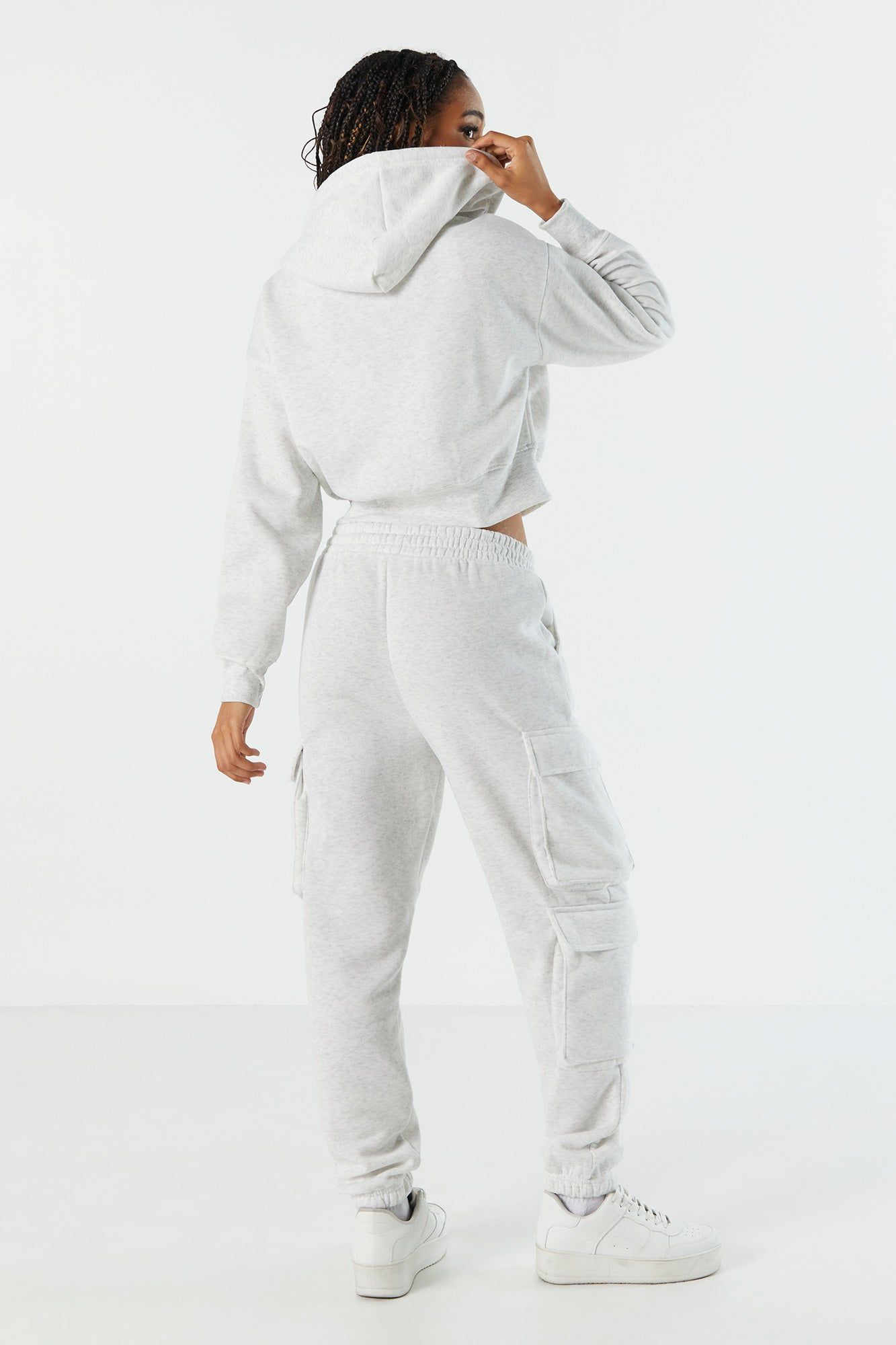 Pantalon de jogging cargo en molleton sold by Urban Planet product image thumbnail 3