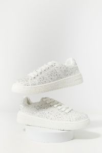 Espadrilles à tige basse plateforme lacées avec pierres du Rhin sold by Urban Planet