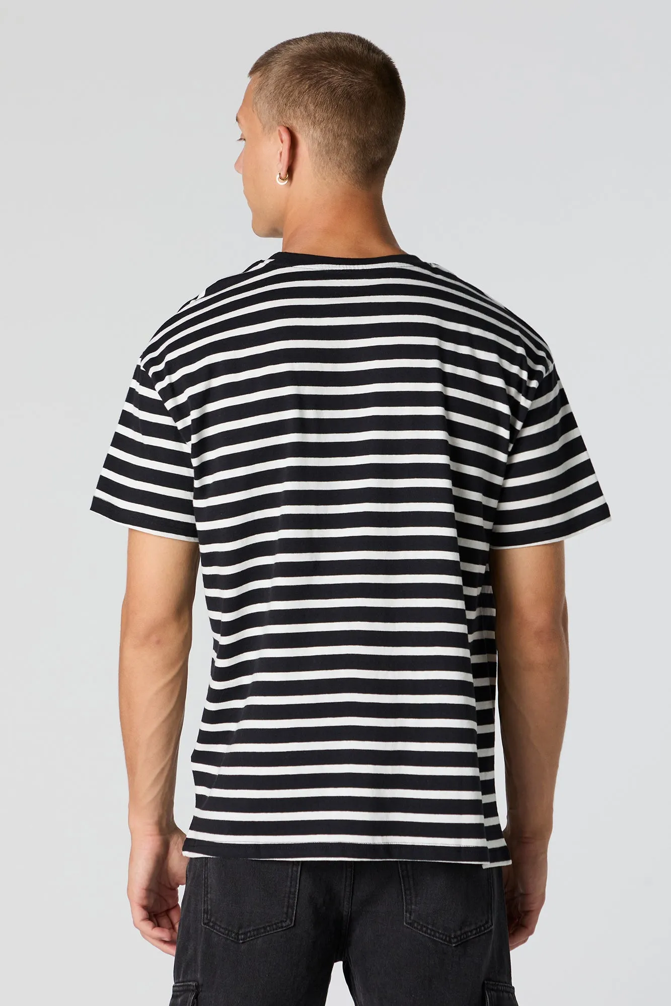 Striped Crewneck T-Shirt sold by Urban Planet product image thumbnail 2