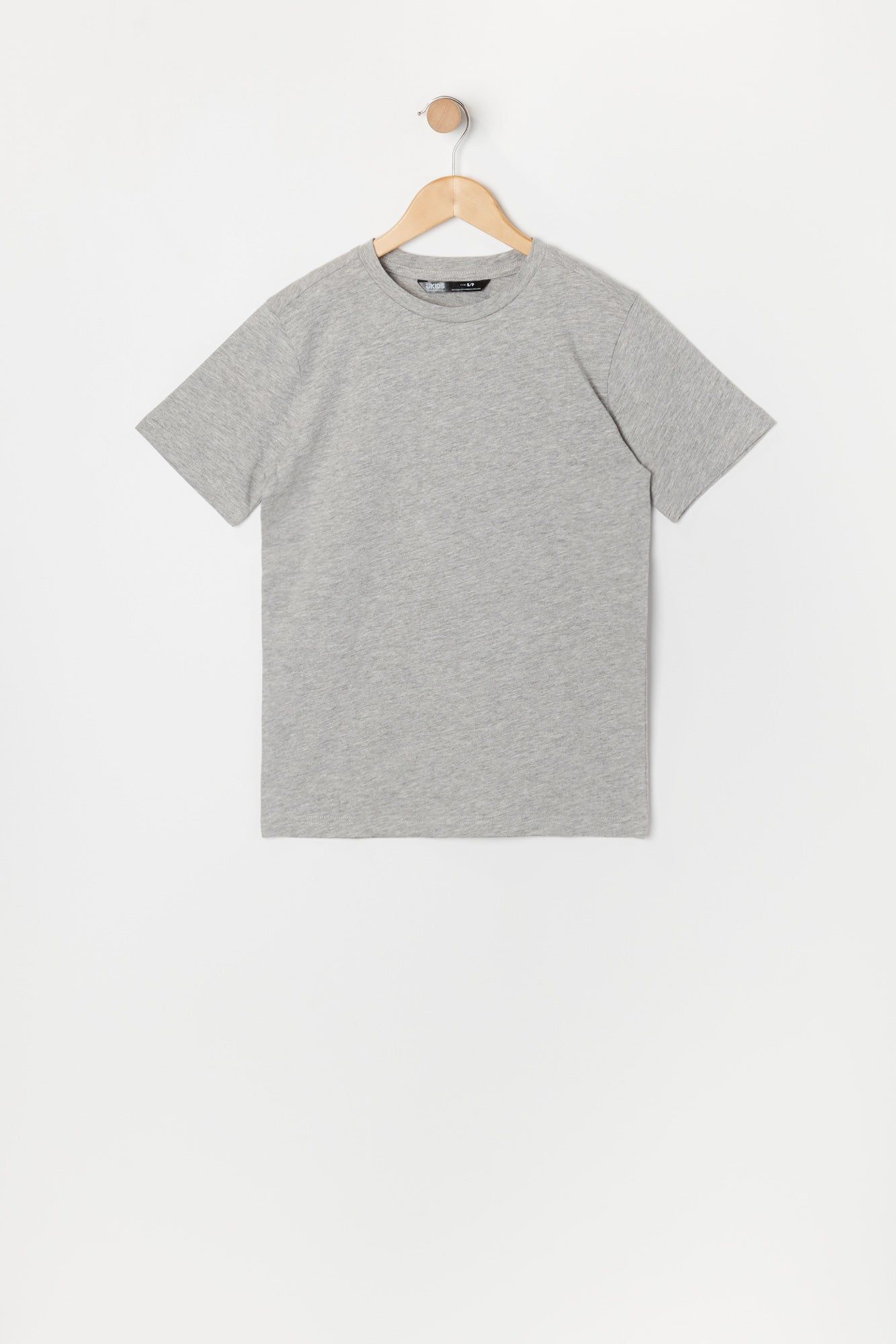 Boys Grey & Blue Basic Crew Neck T-Shirt (2 Pack) sold by Urban Planet