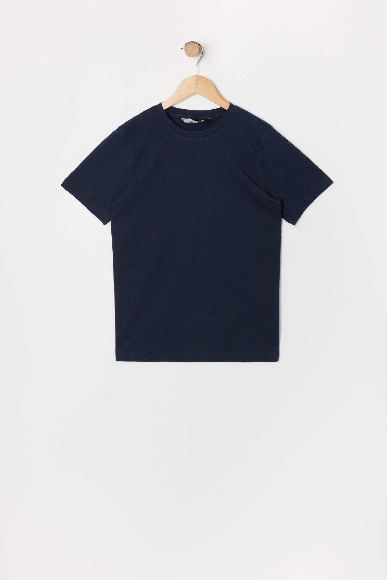 Boys Grey & Blue Basic Crew Neck T-Shirt (2 Pack) sold by Urban Planet product image thumbnail 3