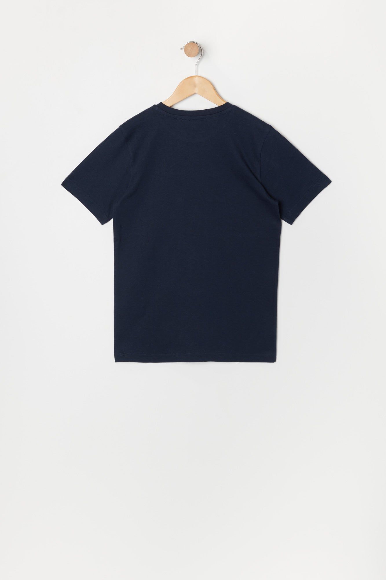 Boys Grey & Blue Basic Crew Neck T-Shirt (2 Pack) sold by Urban Planet product image thumbnail 4