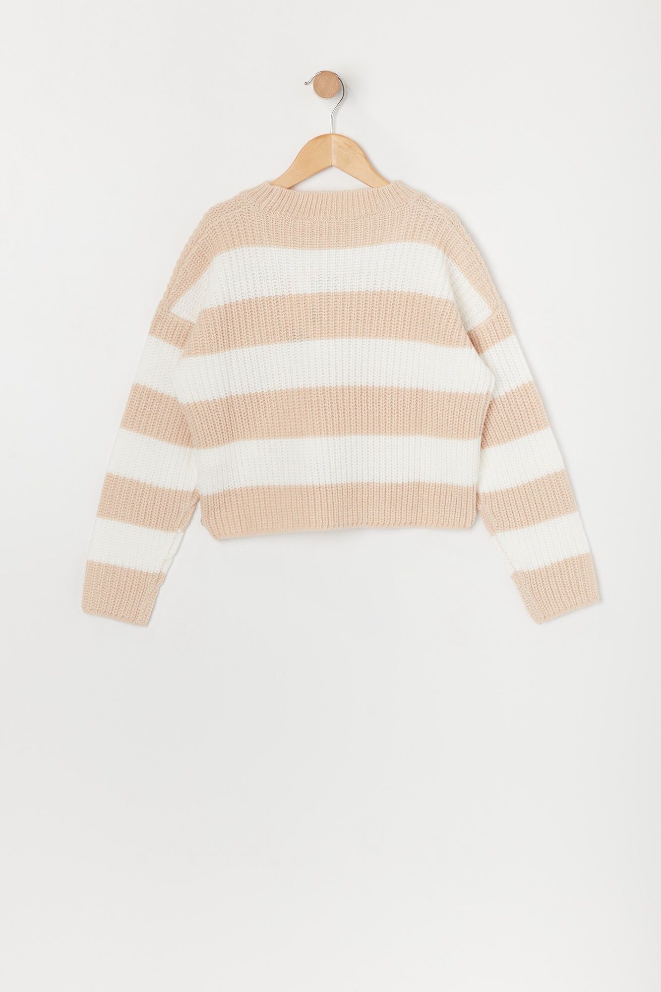 Girls Striped Crew Neck Sweater sold by Urban Planet product image thumbnail 2