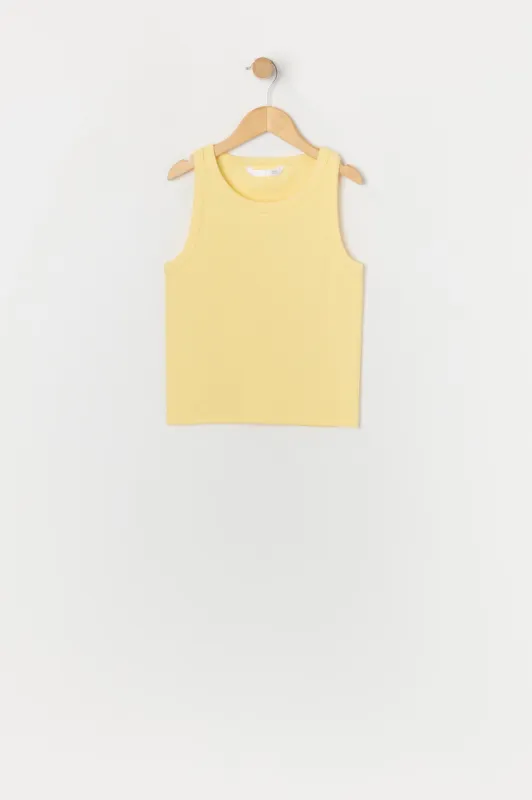 Débardeur côtelé à col montant pour fille sold by Urban Planet