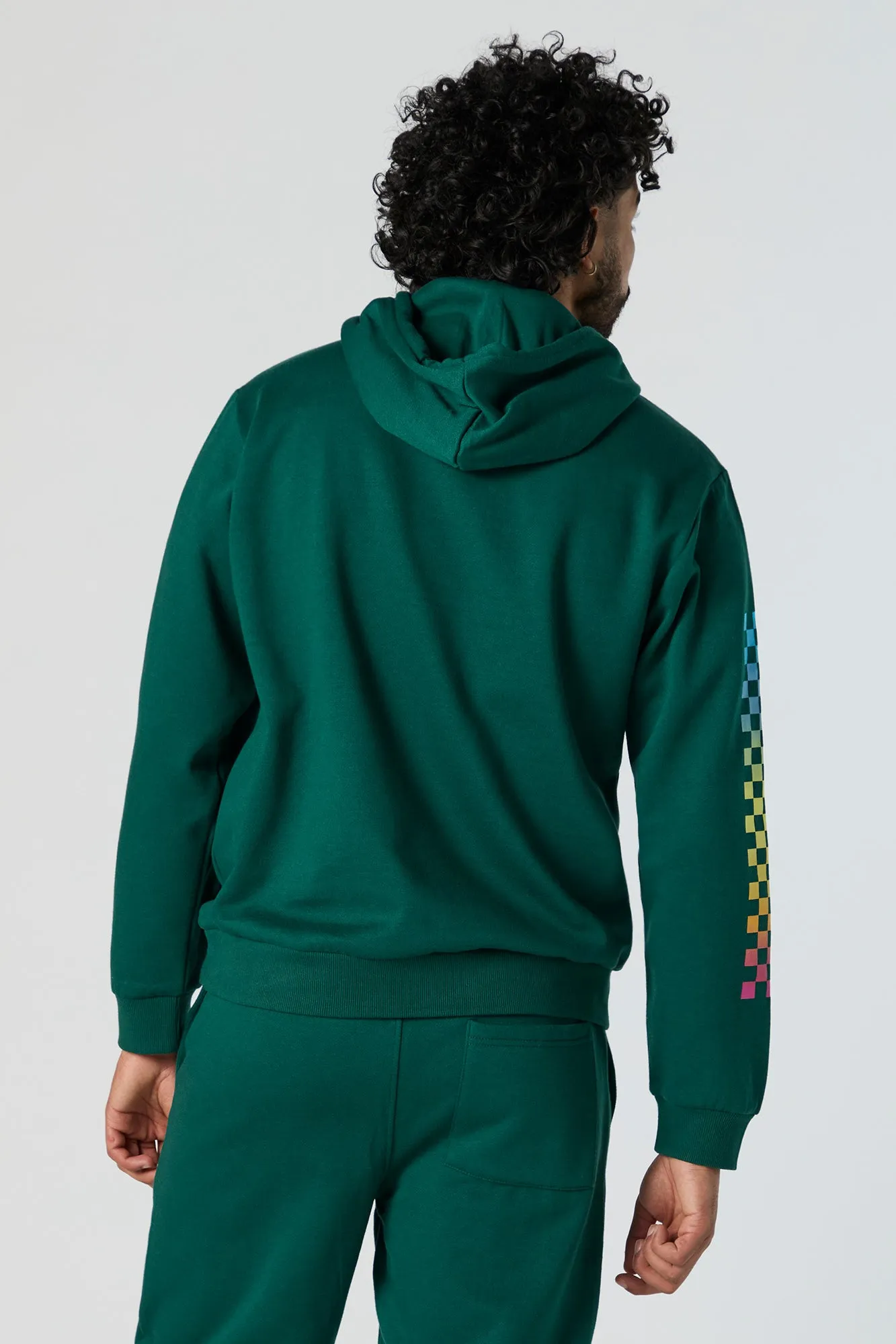 Alpine Rider Graphic Fleece Hoodie sold by Urban Planet product image thumbnail 4