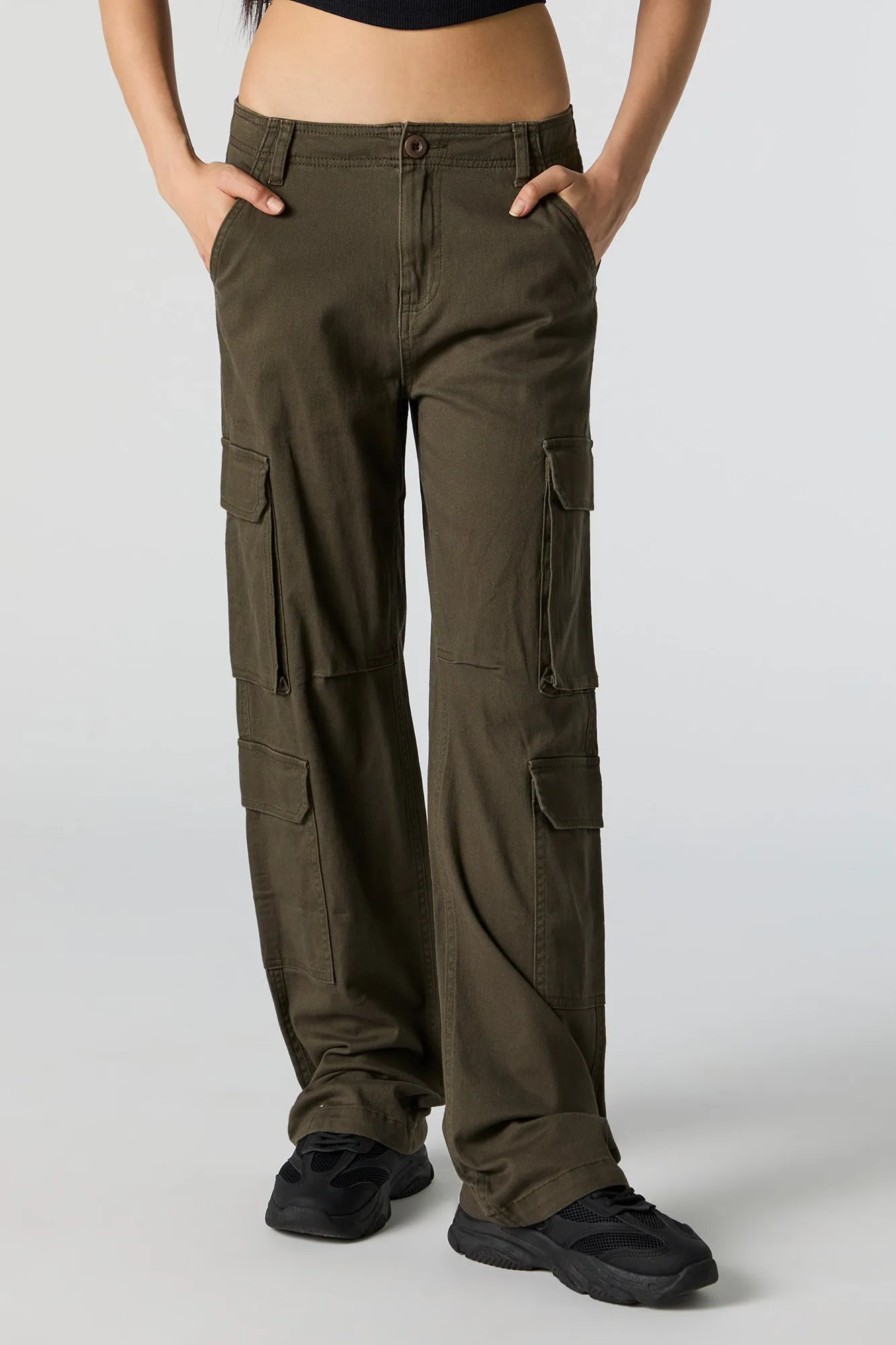 Pantalon cargo avec poches multiples sold by Urban Planet product image thumbnail 2