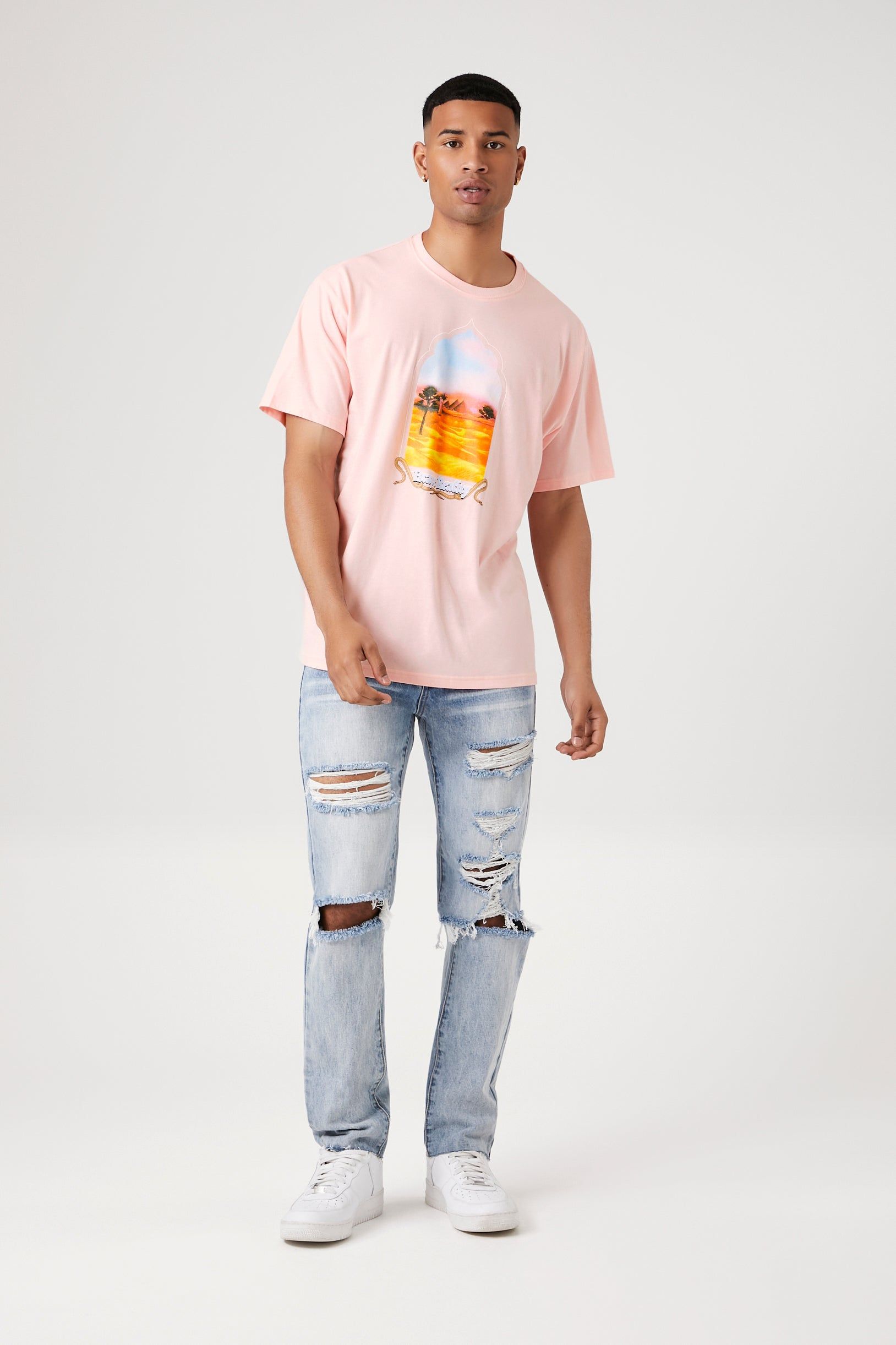 Desert Landscape Graphic T-Shirt sold by Urban Planet product image thumbnail 5