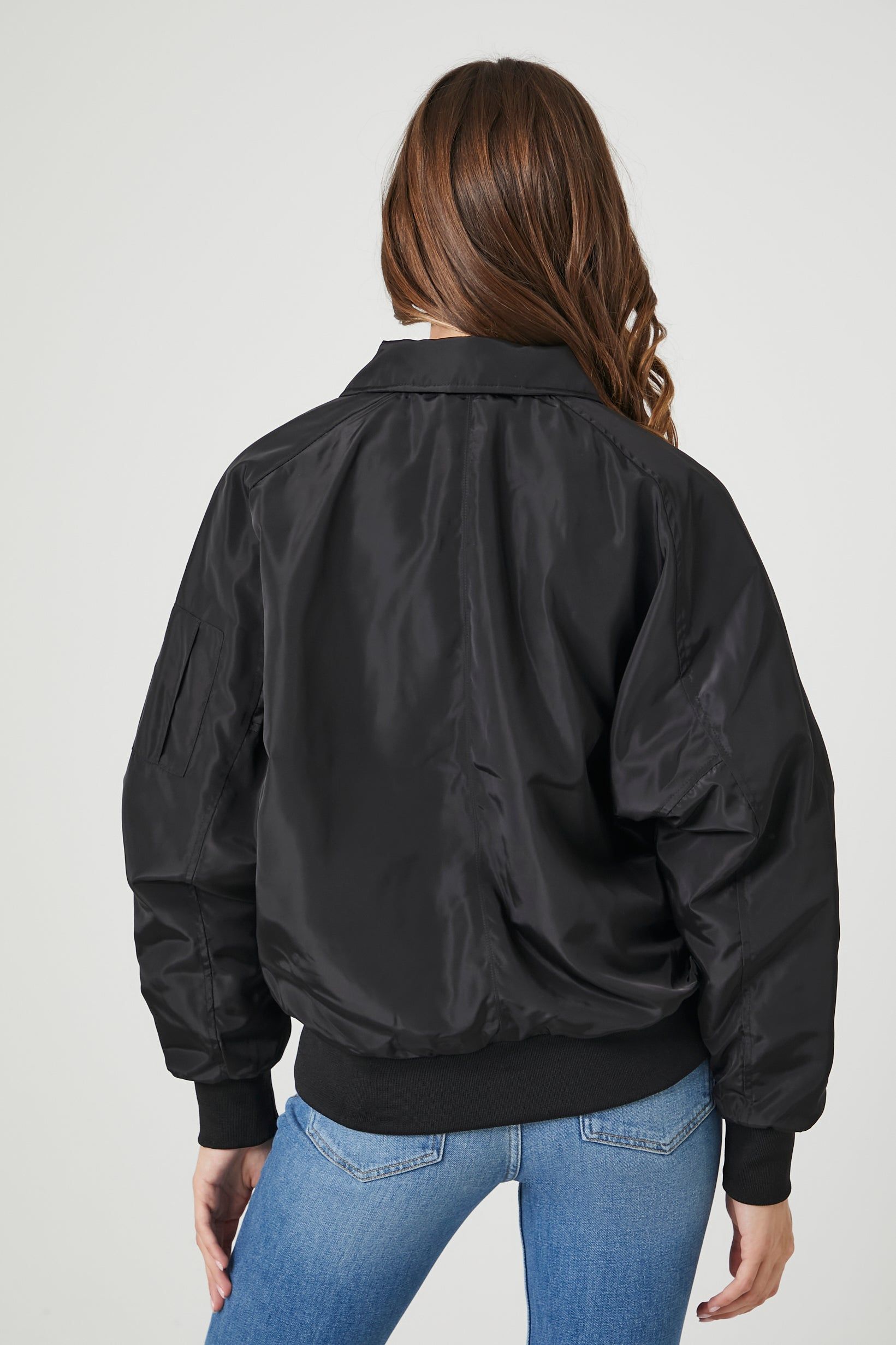 Zip-Up Bomber Jacket sold by Urban Planet product image thumbnail 8