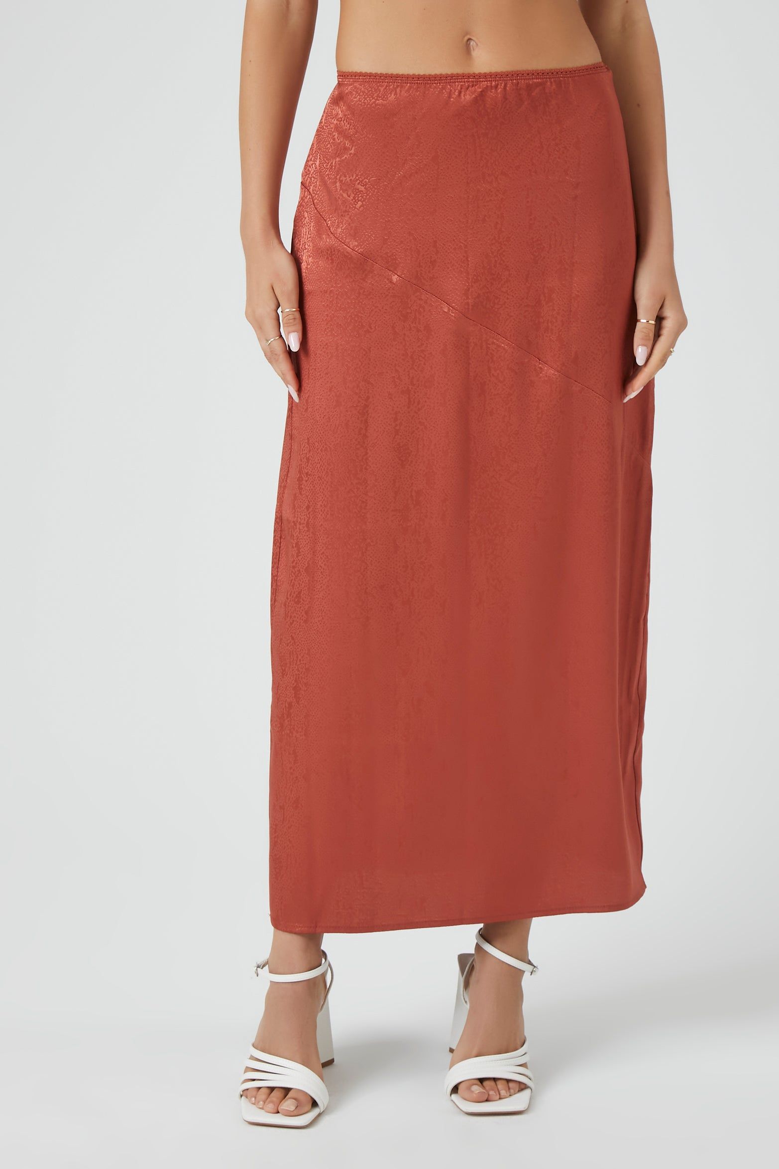 Satin Maxi Slip Skirt sold by Urban Planet product image thumbnail 2