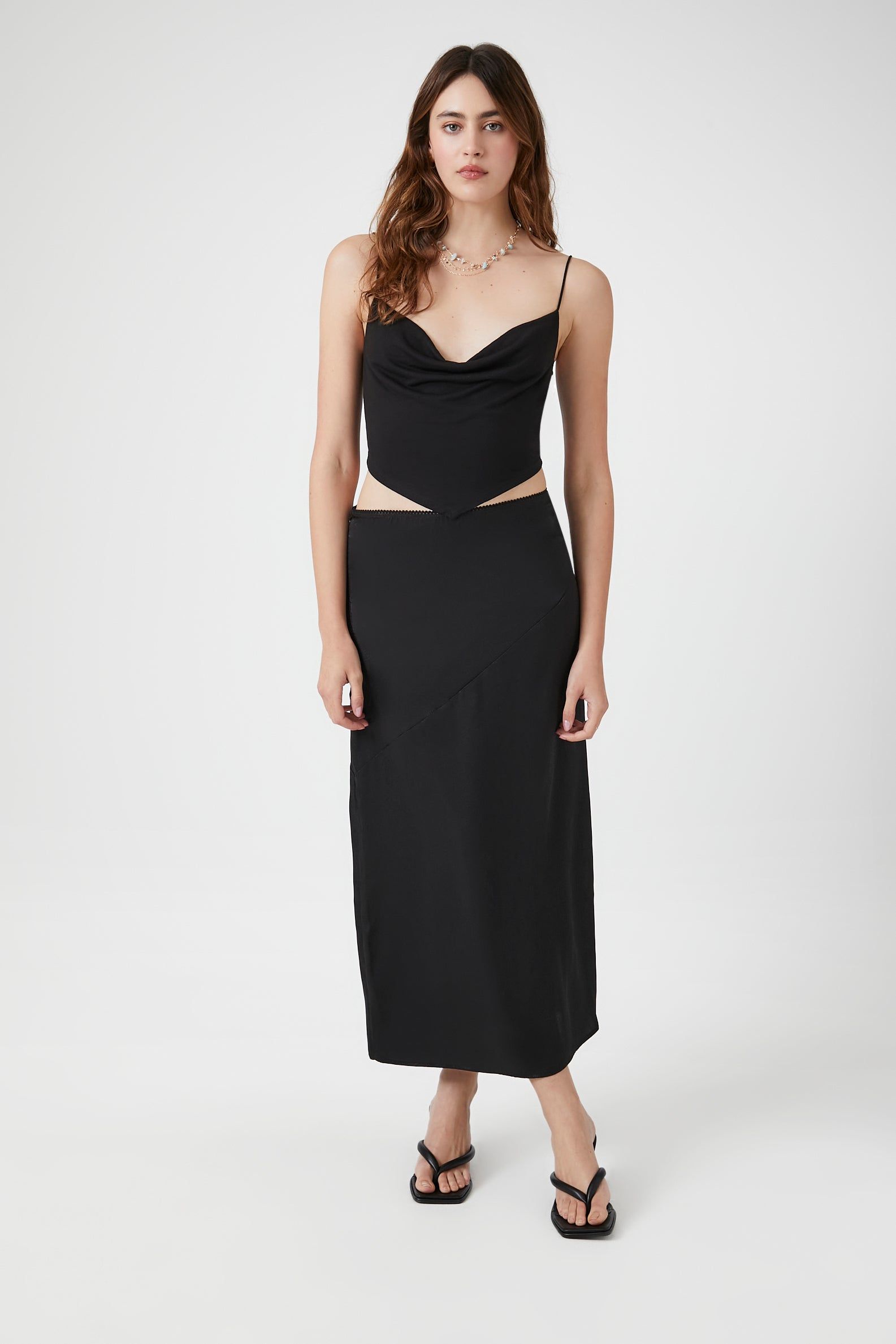 Satin Maxi Slip Skirt sold by Urban Planet product image thumbnail 5