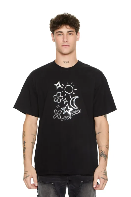 T-shirt à imprimé Chrome Dreams métallisé made by Forever 21