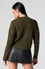 Ribbed Knit Crewneck Skimmer Sweater sold by Urban Planet