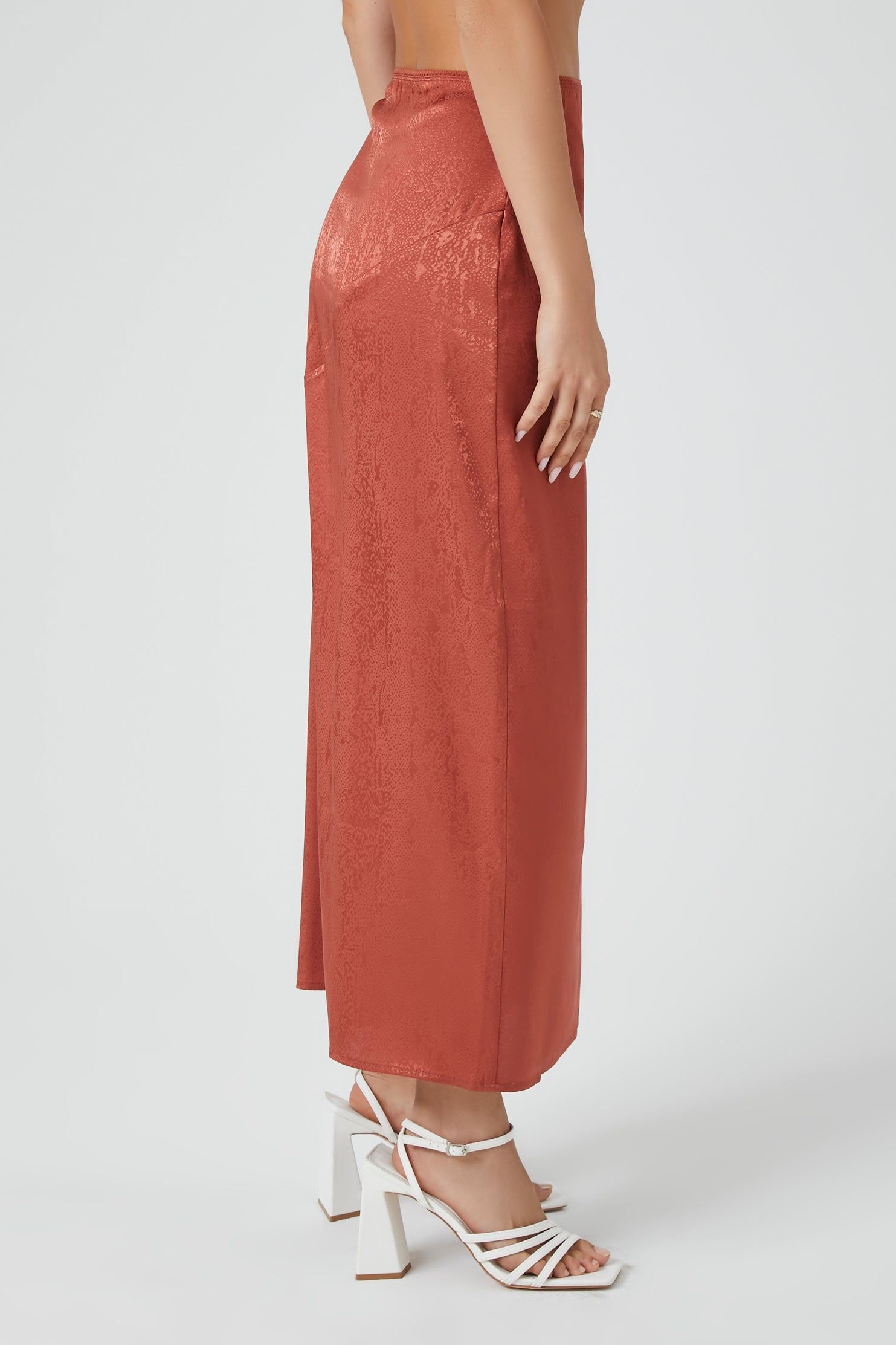 Satin Maxi Slip Skirt sold by Urban Planet product image thumbnail 4