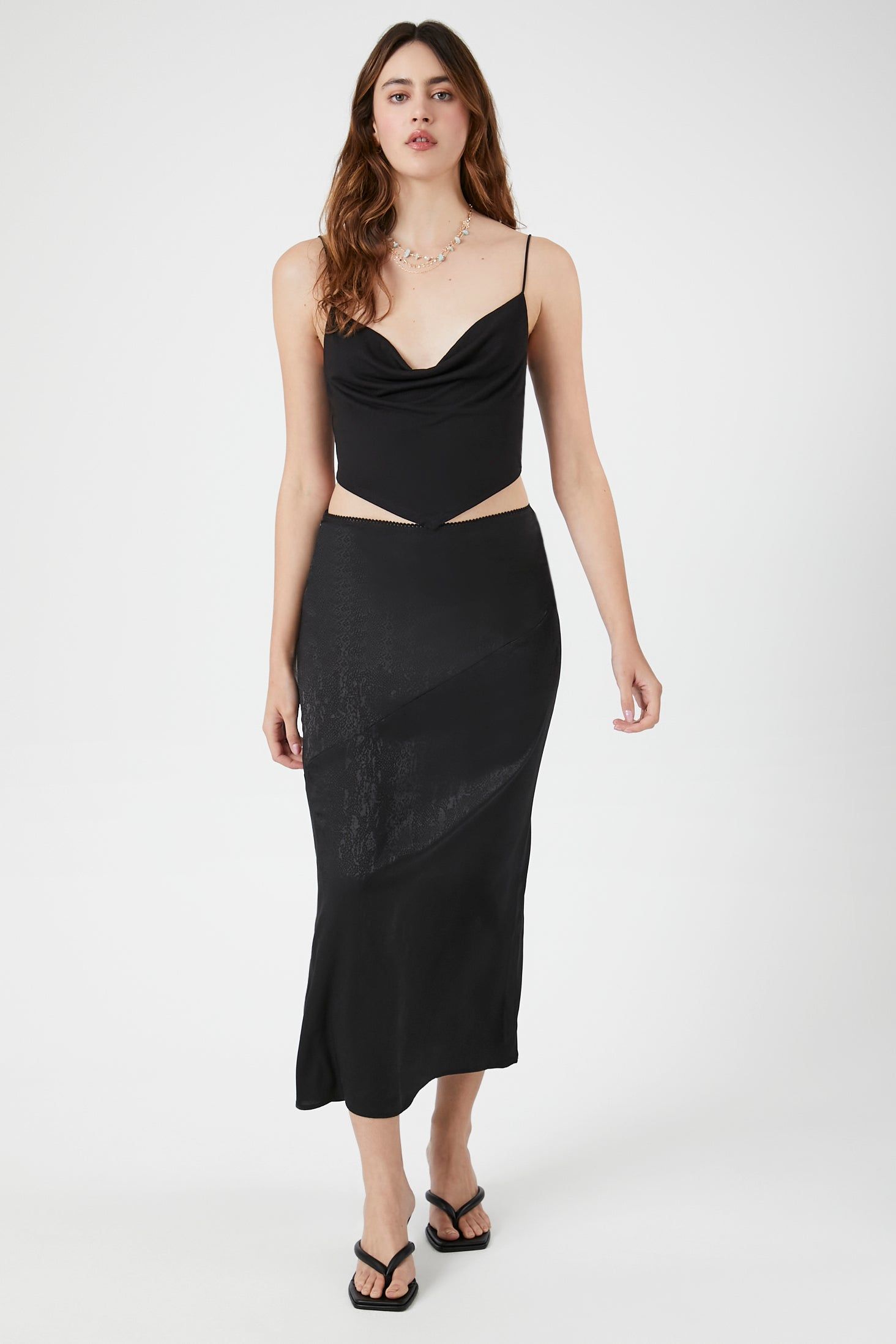 Satin Maxi Slip Skirt sold by Urban Planet product image thumbnail 10