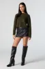 Ribbed Knit Crewneck Skimmer Sweater sold by Urban Planet