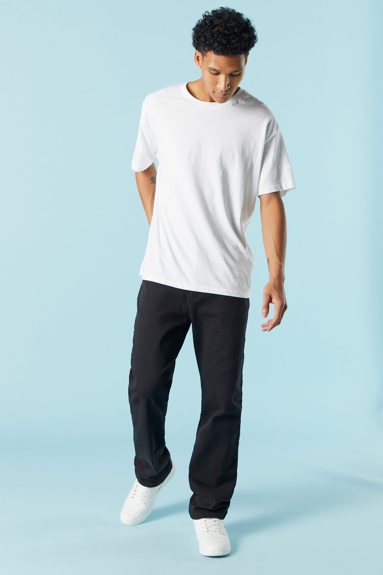 Black Wash Denim Regular Jean sold by Urban Planet product image thumbnail 2