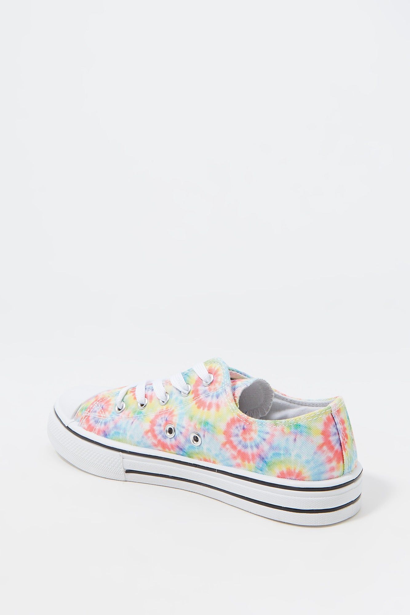 Espadrilles à tige basse lacées en toile nouée-teinte pour fille sold by Urban Planet product image thumbnail 3