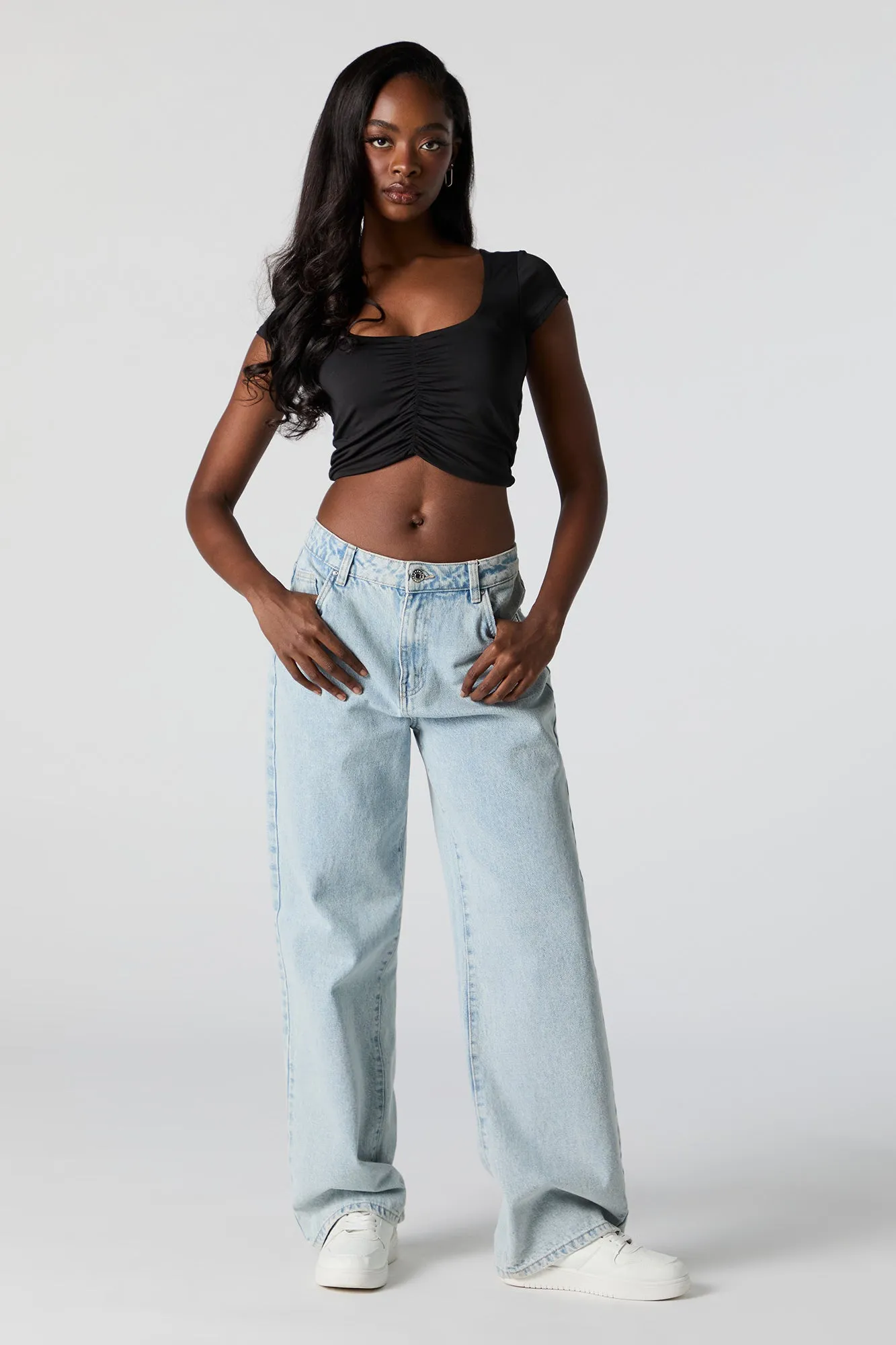 Contour Cinched Crop Top sold by Urban Planet product image thumbnail 3