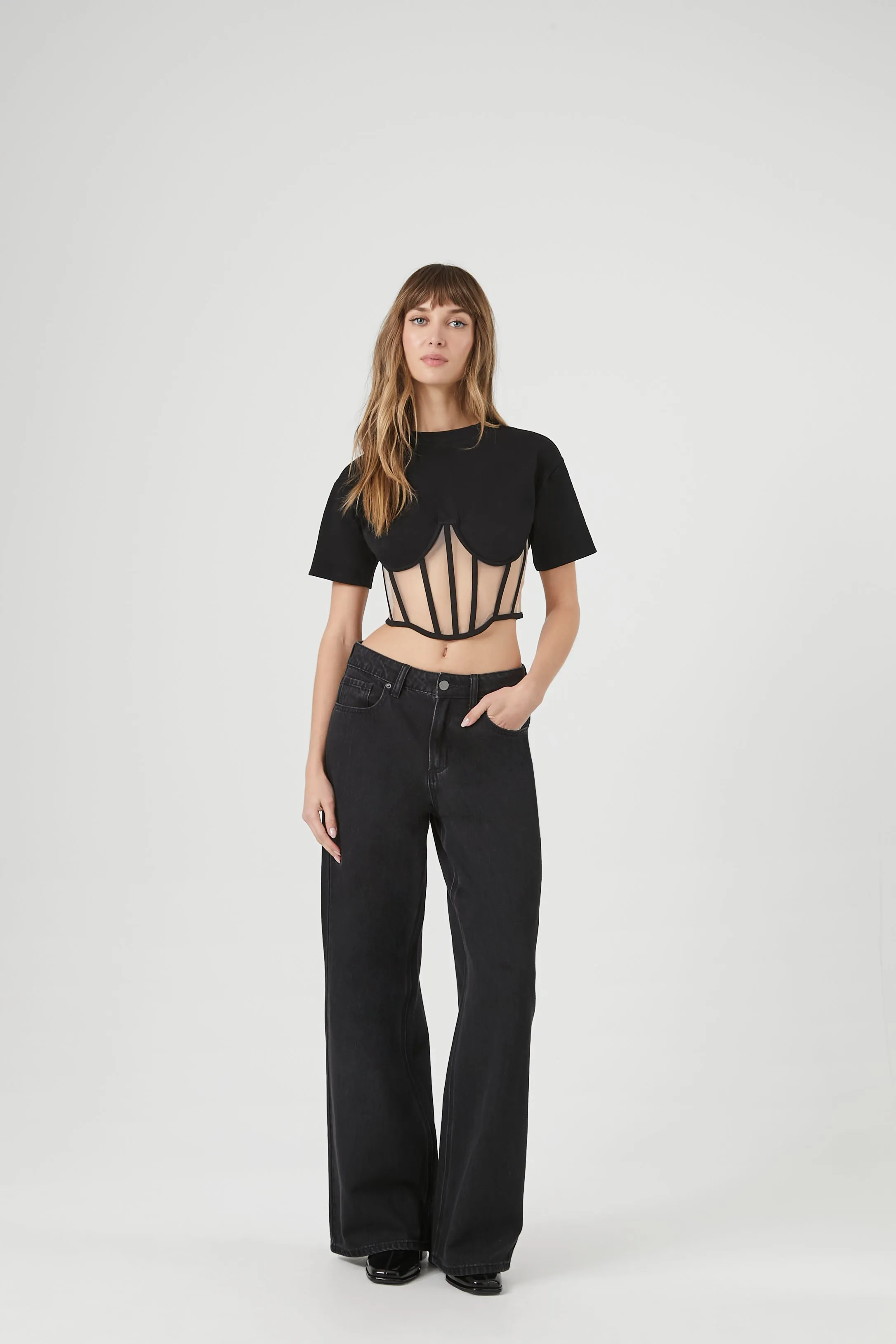 Haut bustier court diaphane sold by Urban Planet product image thumbnail 4