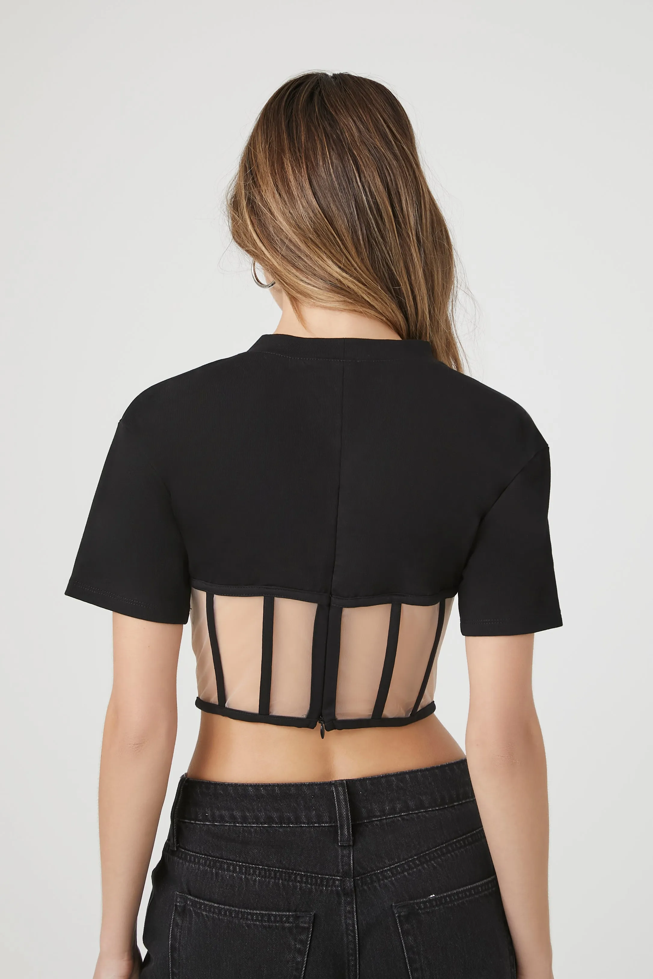 Haut bustier court diaphane sold by Urban Planet product image thumbnail 3