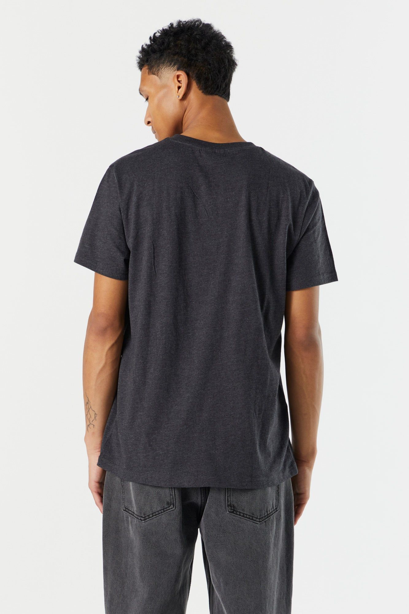T-shirt basique à encolure en V sold by Urban Planet product image thumbnail 2