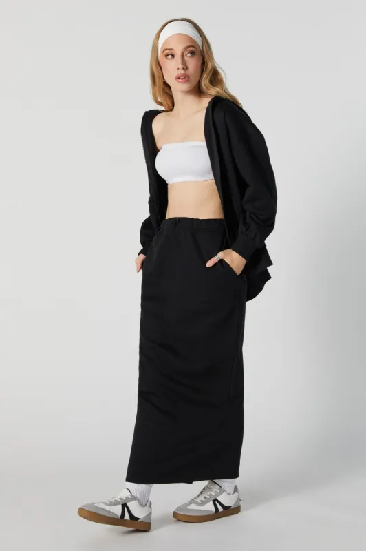Jupe midi en molleton sold by Urban Planet