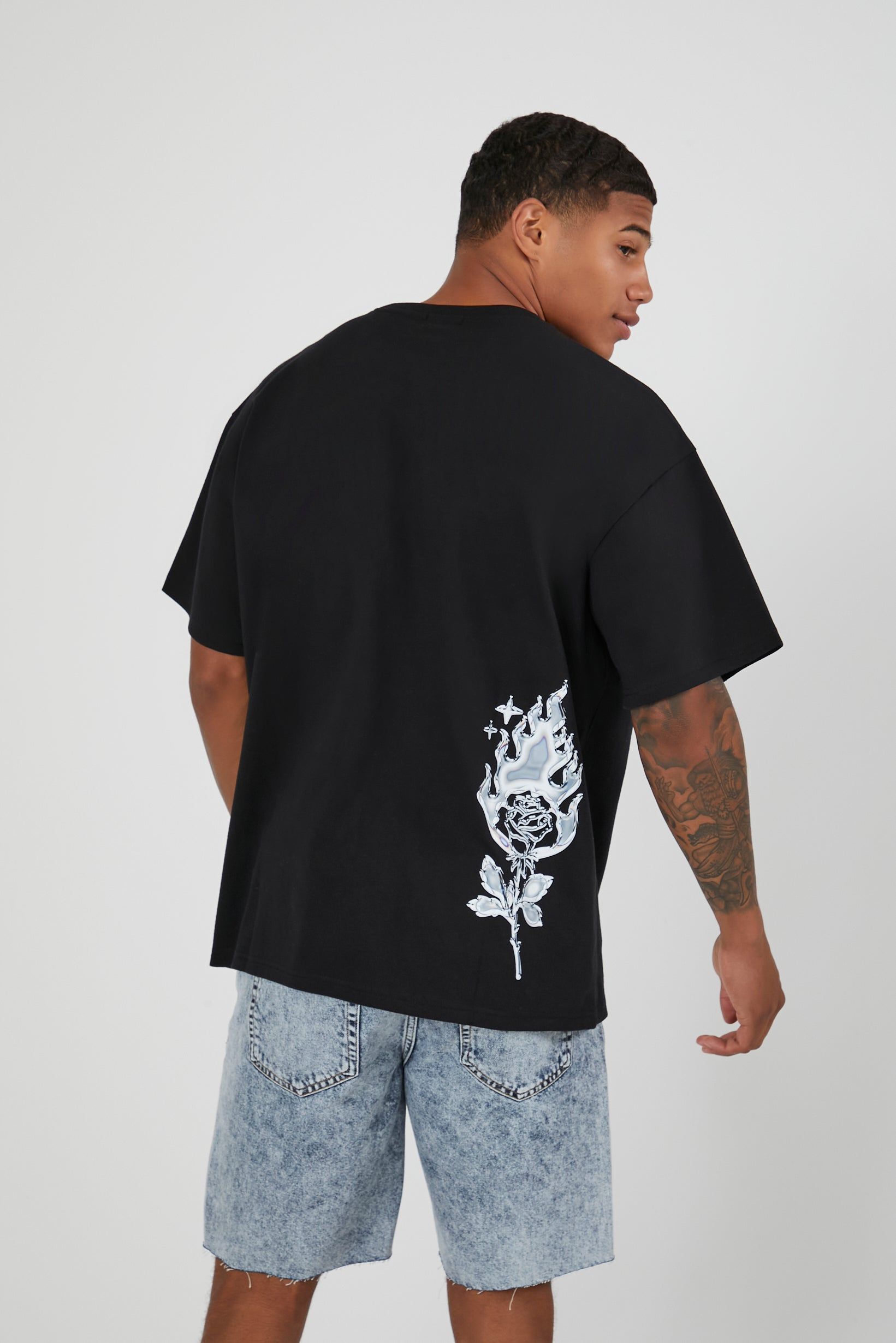 Starry Night Graphic T-Shirt sold by Urban Planet product image thumbnail 2