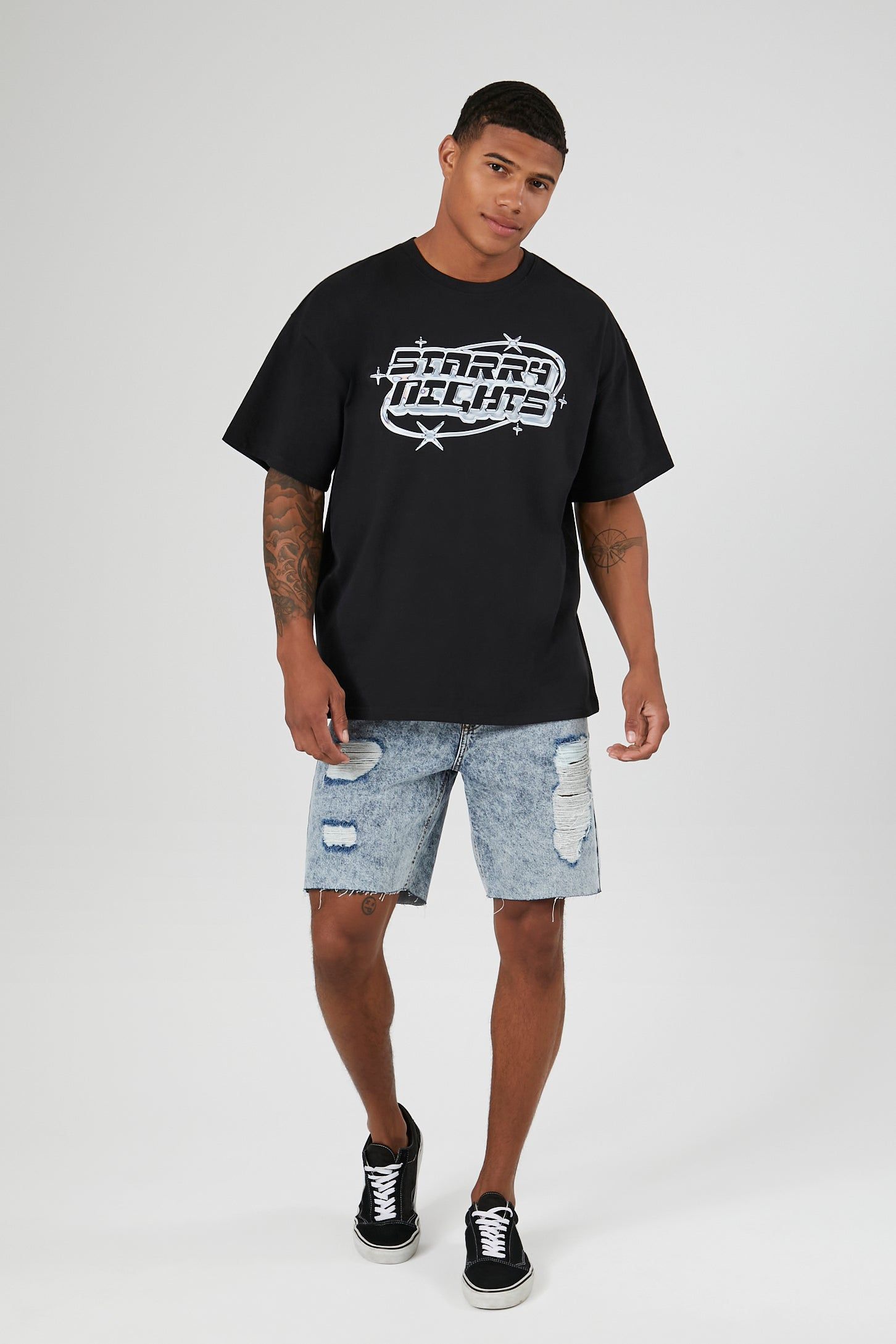 Starry Night Graphic T-Shirt sold by Urban Planet product image thumbnail 3