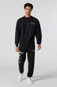 Always Forward Graphic Fleece Sweatshirt sold by Urban Planet