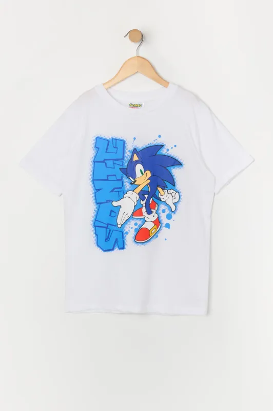 Boys Sonic Graphic T-Shirt sold by Urban Planet