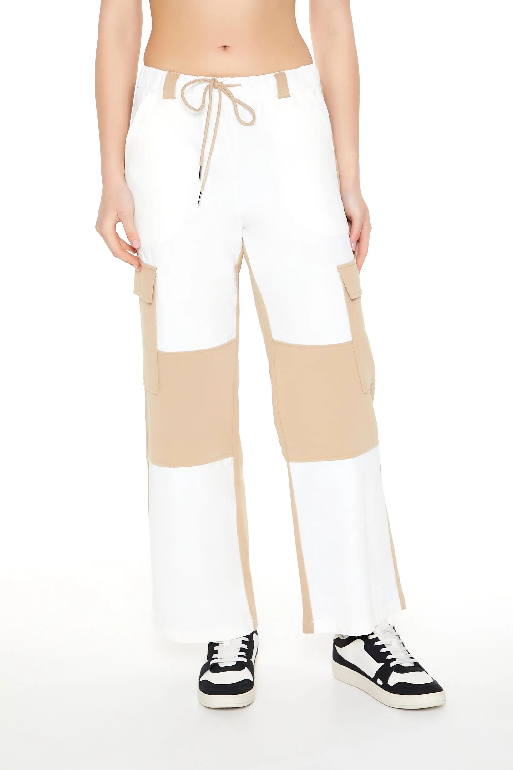 Jogger cargo avec blocs de couleurs et taille coulissante sold by Urban Planet product image thumbnail 3