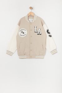 Girls LA Graphic Varsity Jacket sold by Urban Planet