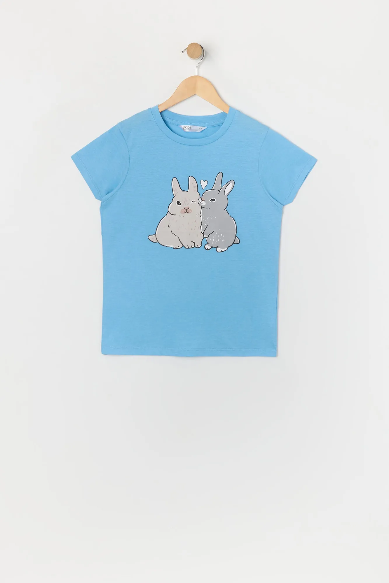 T-shirt à imprimé Bunny Love pour fille sold by Urban Planet