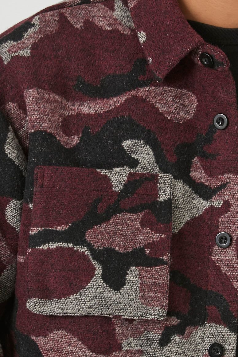 Jacquard Camo Print Jacket sold by Urban Planet product image thumbnail 4