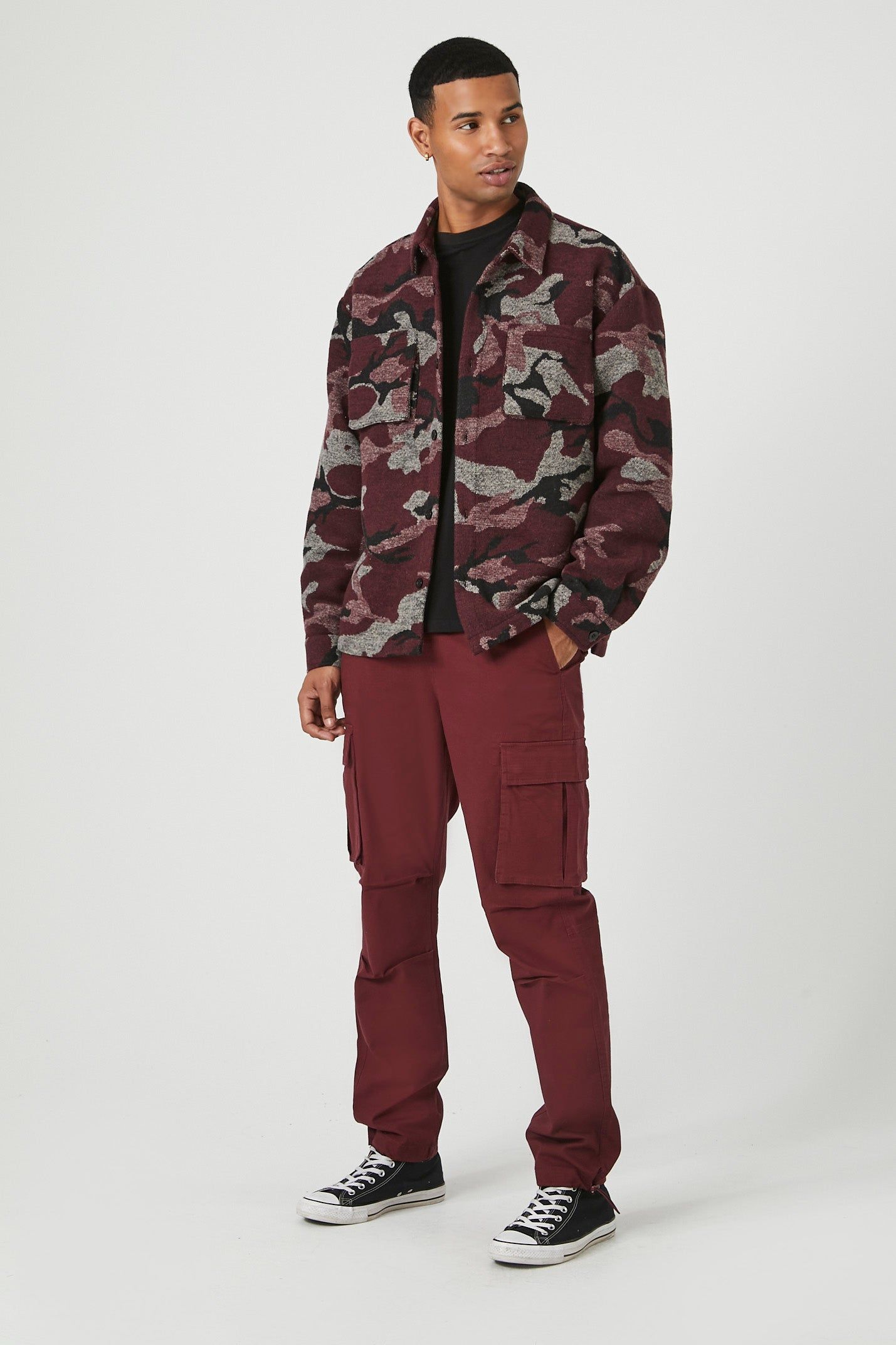 Jacquard Camo Print Jacket sold by Urban Planet product image thumbnail 3