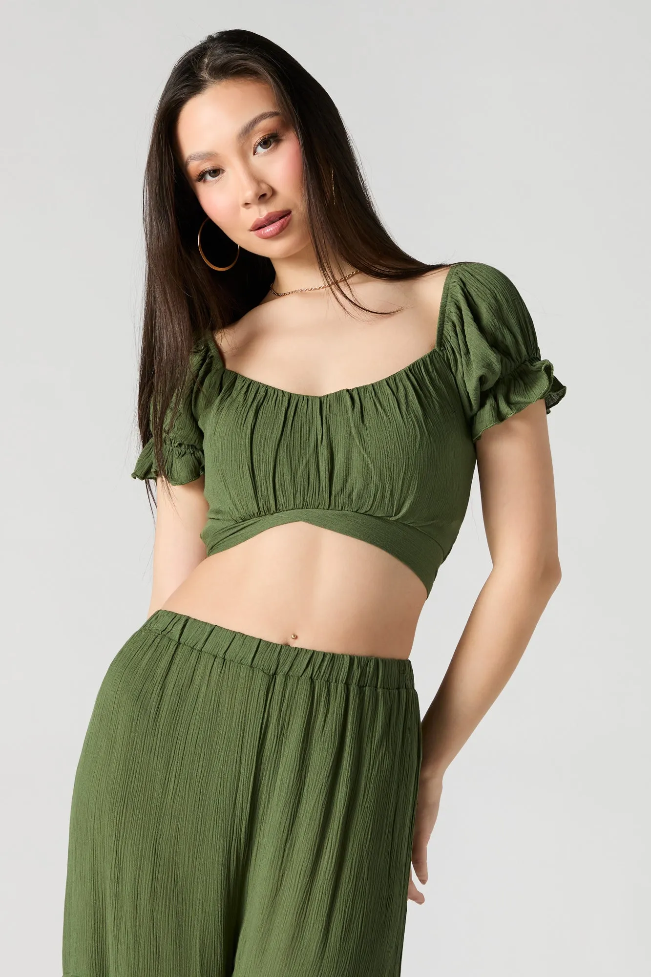 Tie Back Crop Top sold by Urban Planet product image thumbnail 4