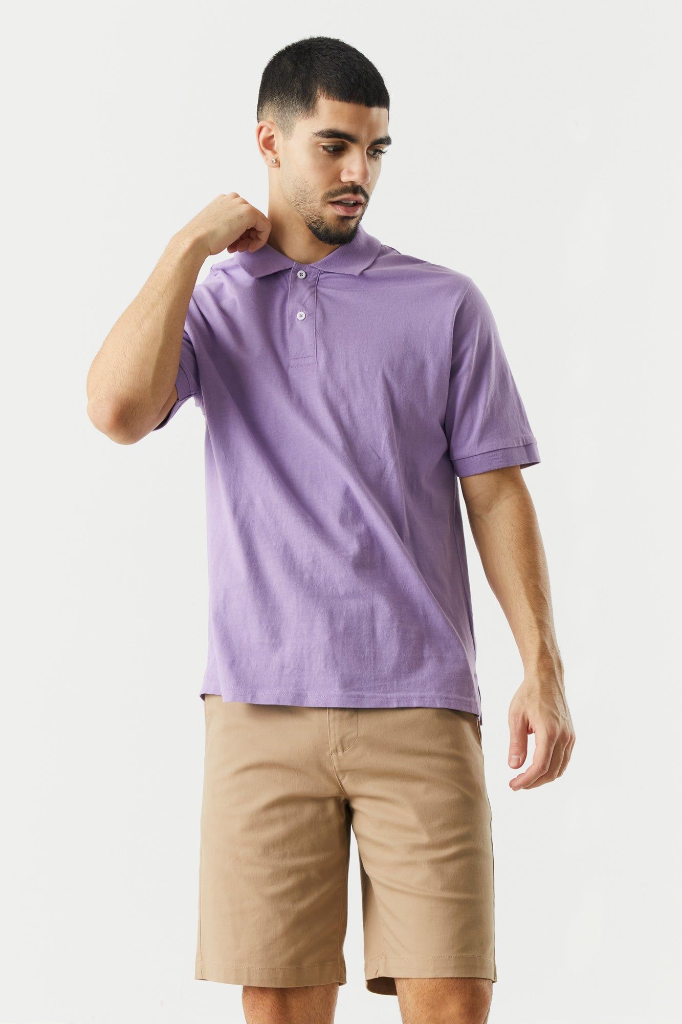 Solid Polo T-shirt sold by Urban Planet product image thumbnail 4