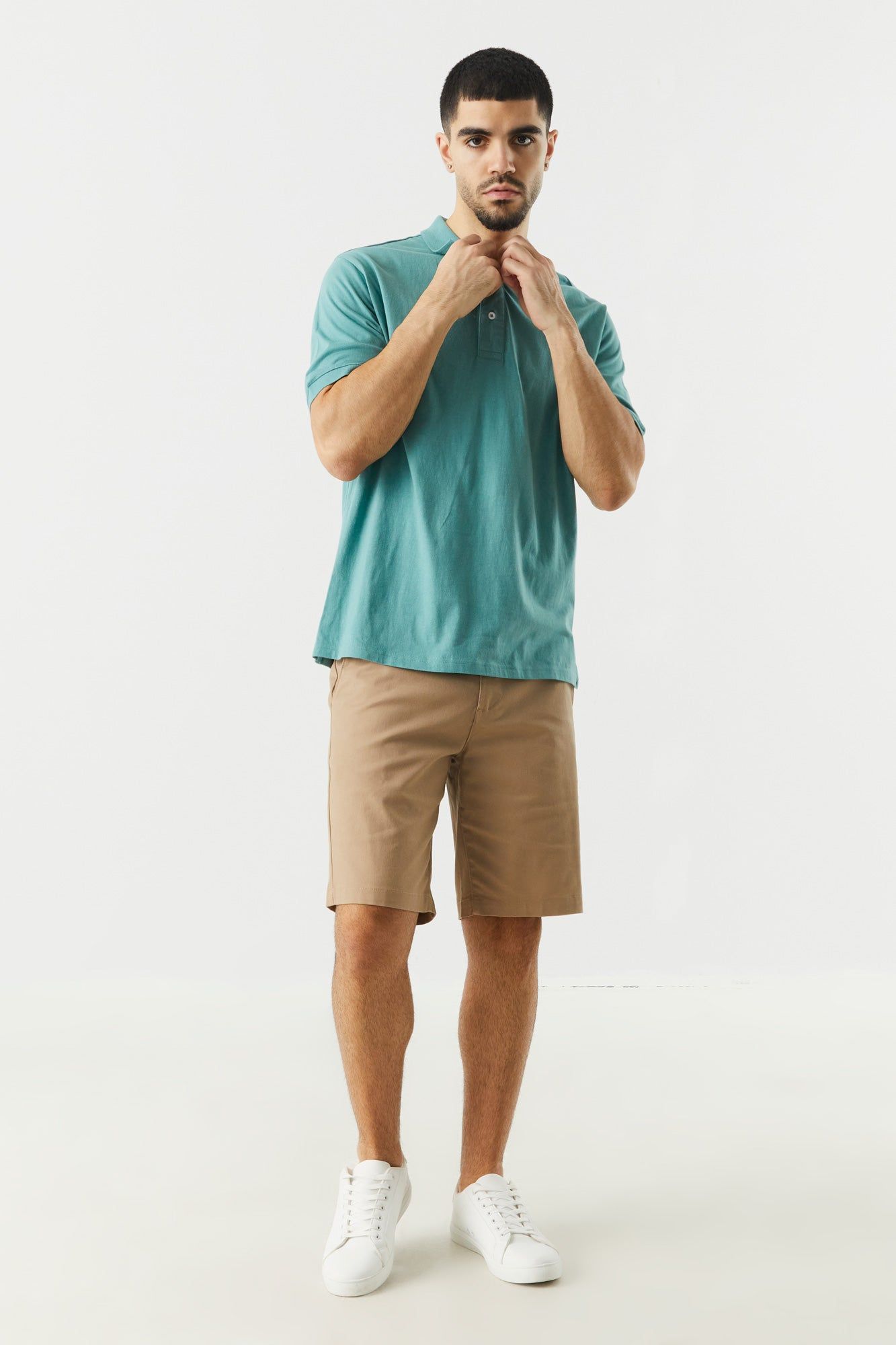 Solid Polo T-shirt sold by Urban Planet product image thumbnail 3