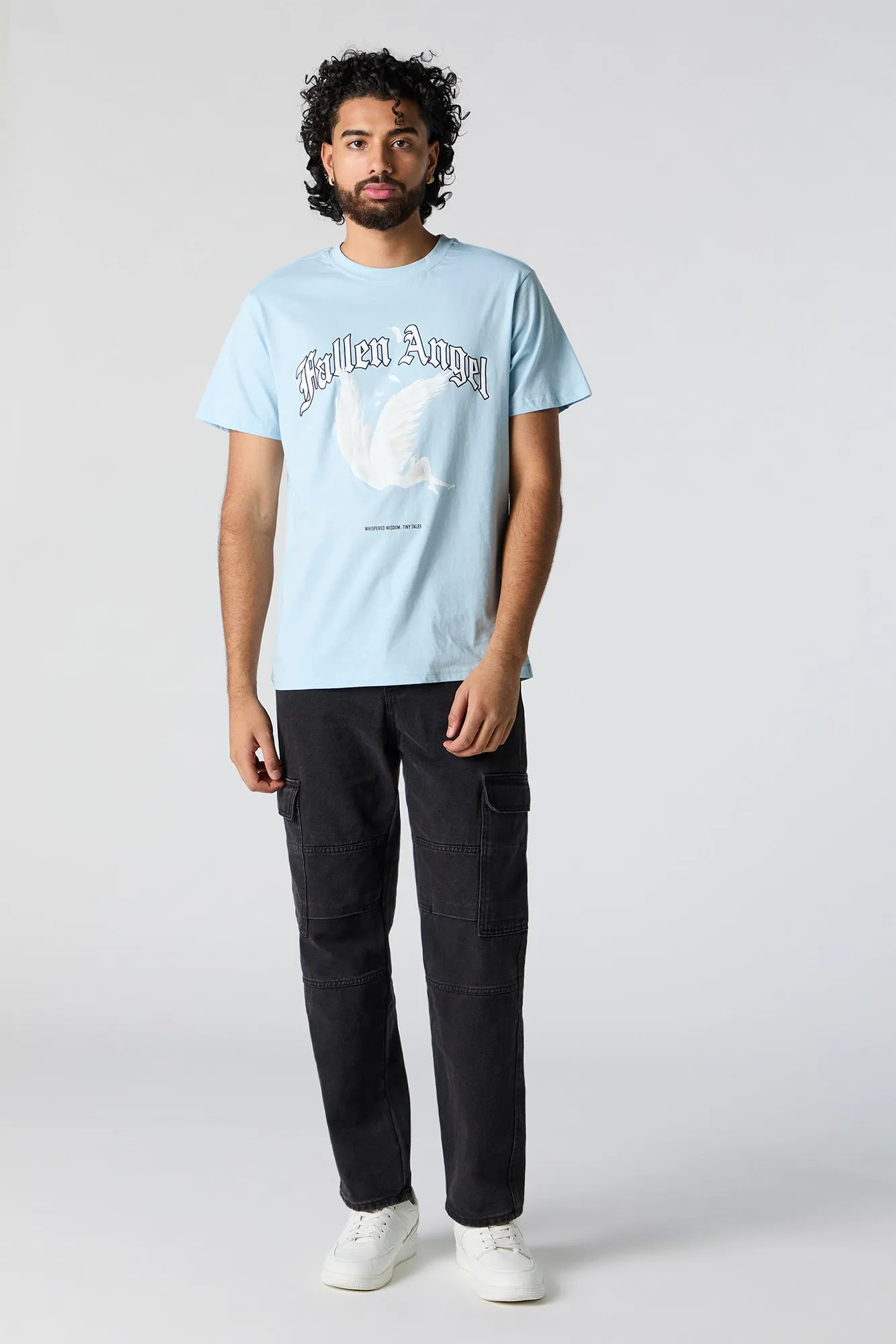 Fallen Angel Graphic T-Shirt sold by Urban Planet product image thumbnail 3