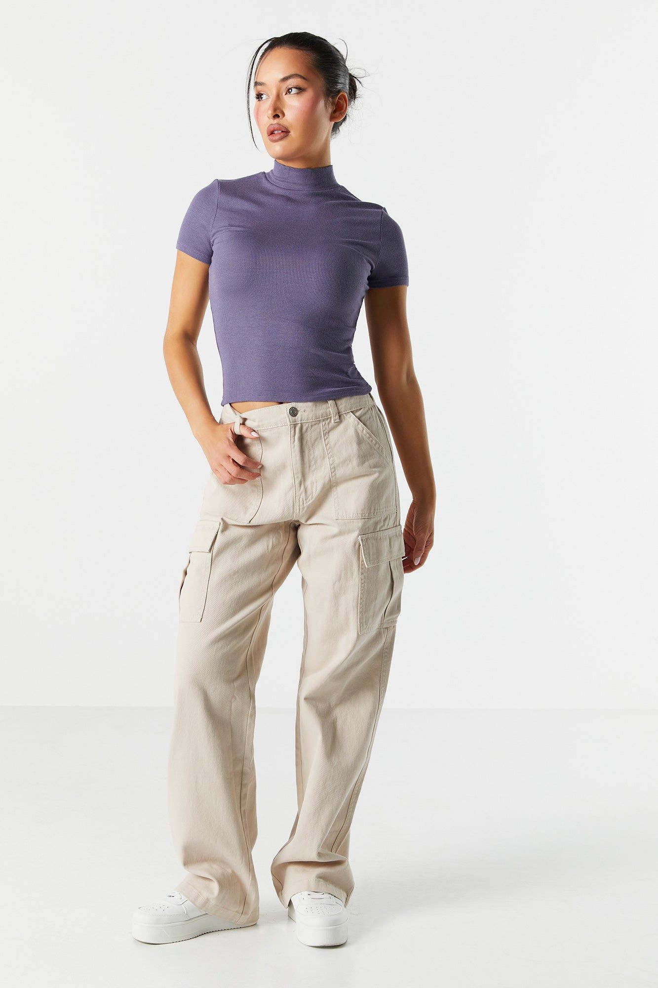 Haut côtelé à col cheminée sold by Urban Planet product image thumbnail 9