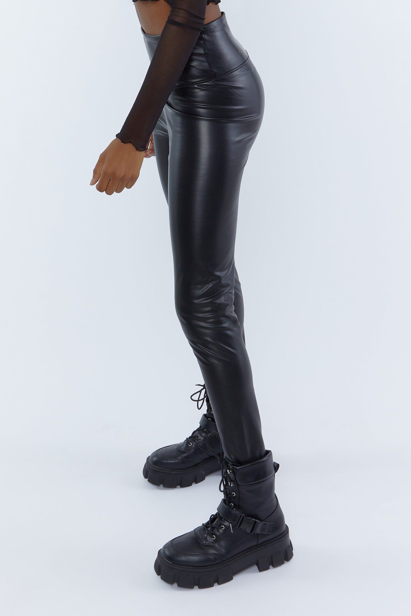 Faux-Leather Legging sold by Urban Planet product image thumbnail 3