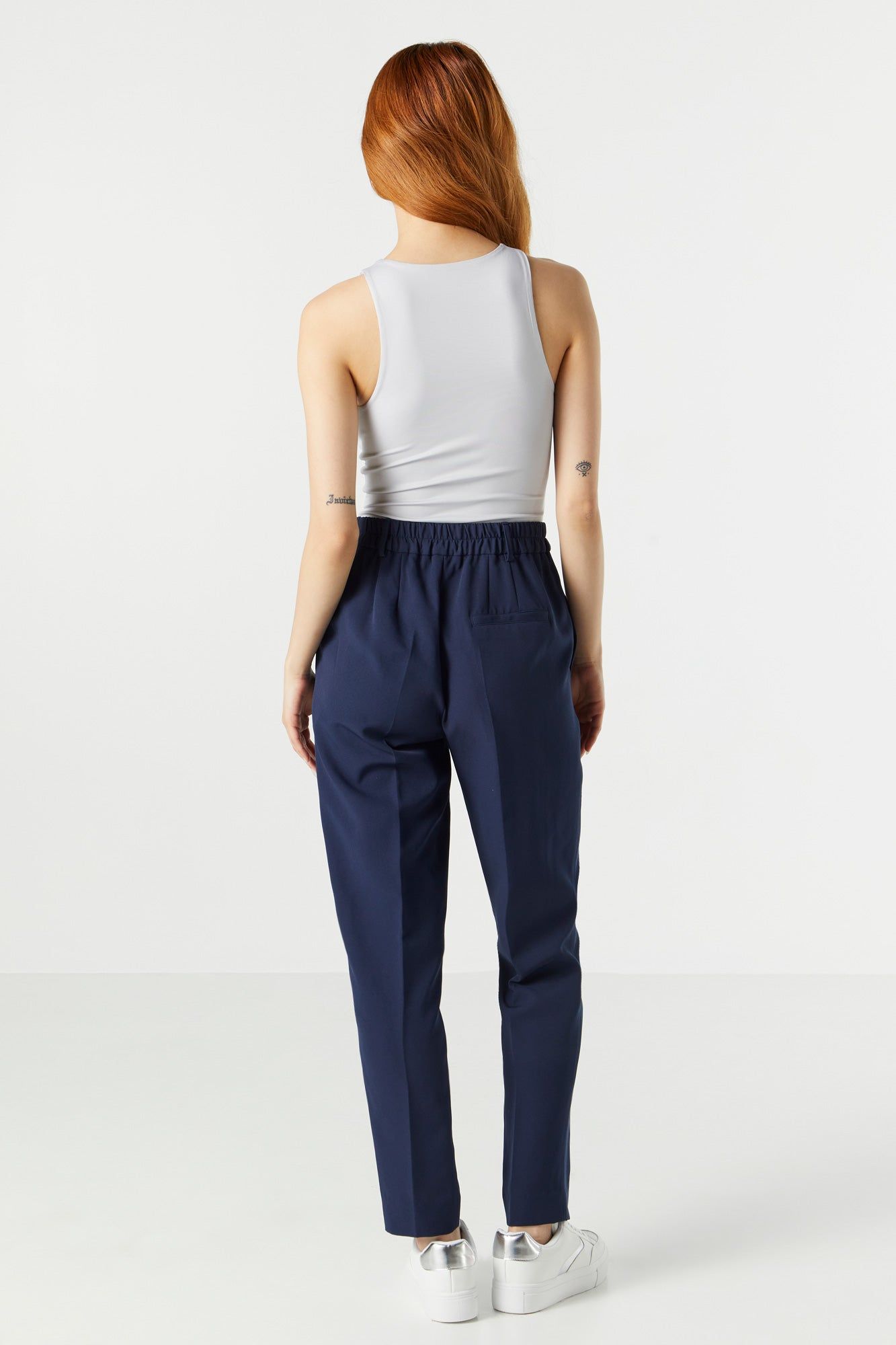 Elastic Waist Slim Dress Pant sold by Urban Planet product image thumbnail 15