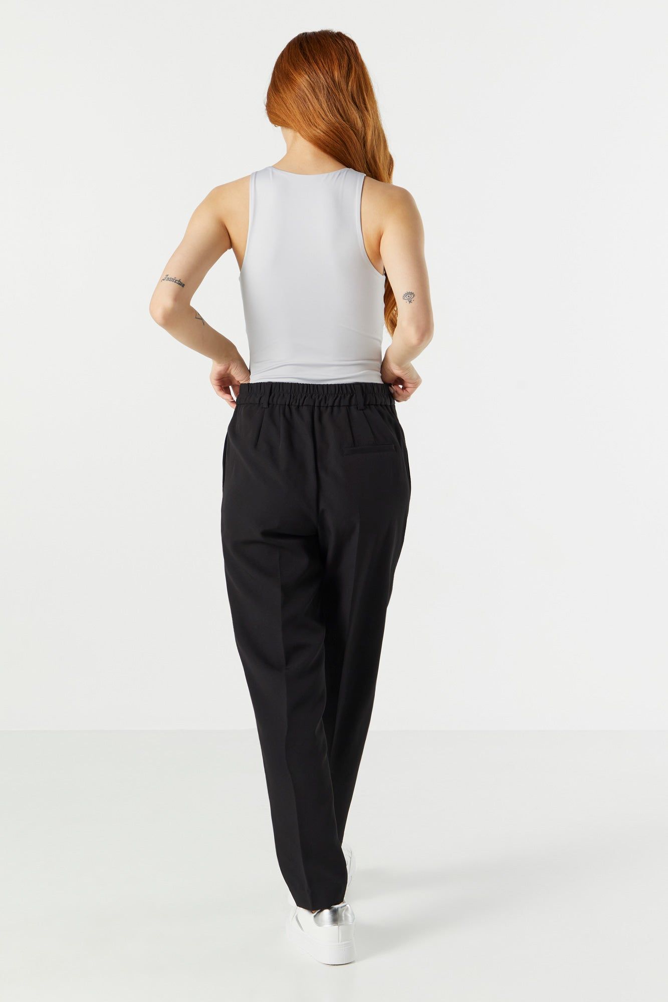 Elastic Waist Slim Dress Pant sold by Urban Planet product image thumbnail 9