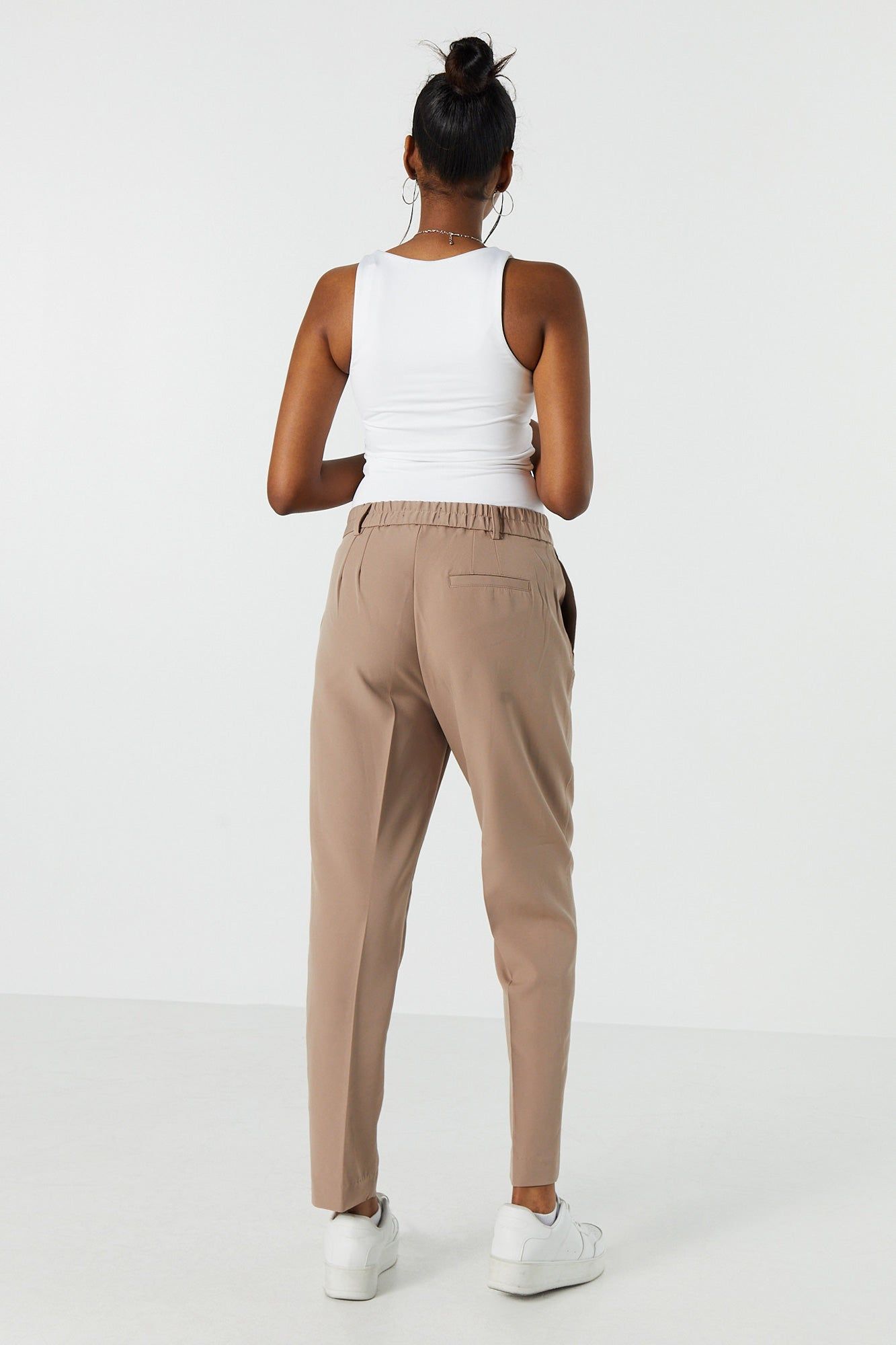 Elastic Waist Slim Dress Pant sold by Urban Planet product image thumbnail 6