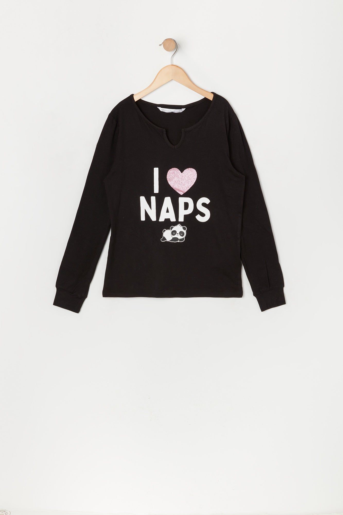 Girls Deer Graphic 2-Piece Plush Pajama Set sold by Urban Planet product image thumbnail 7