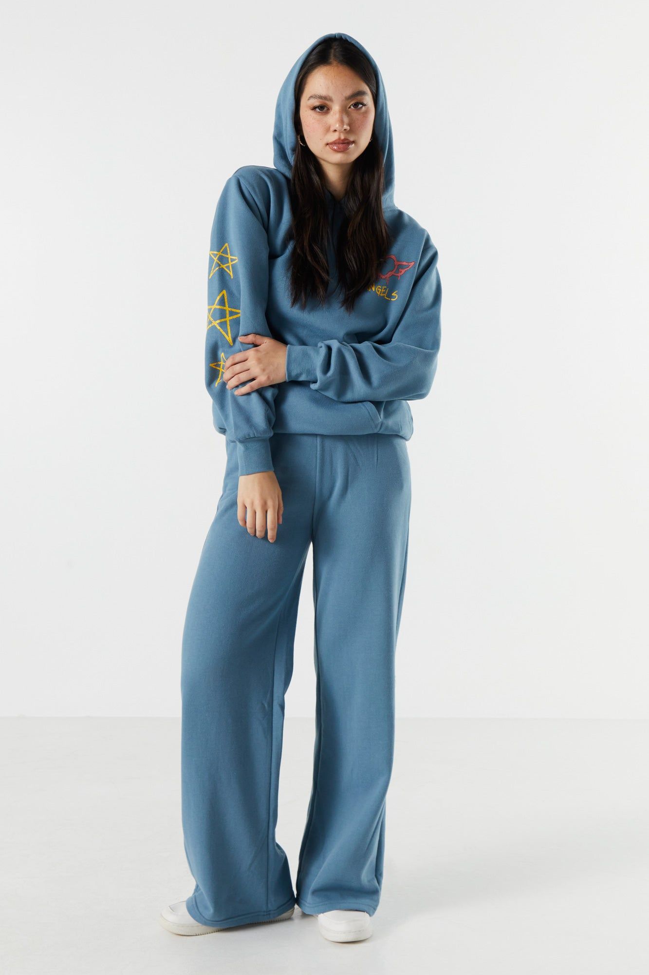 Angel Graphic Fleece Oversized Hoodie sold by Urban Planet product image thumbnail 3