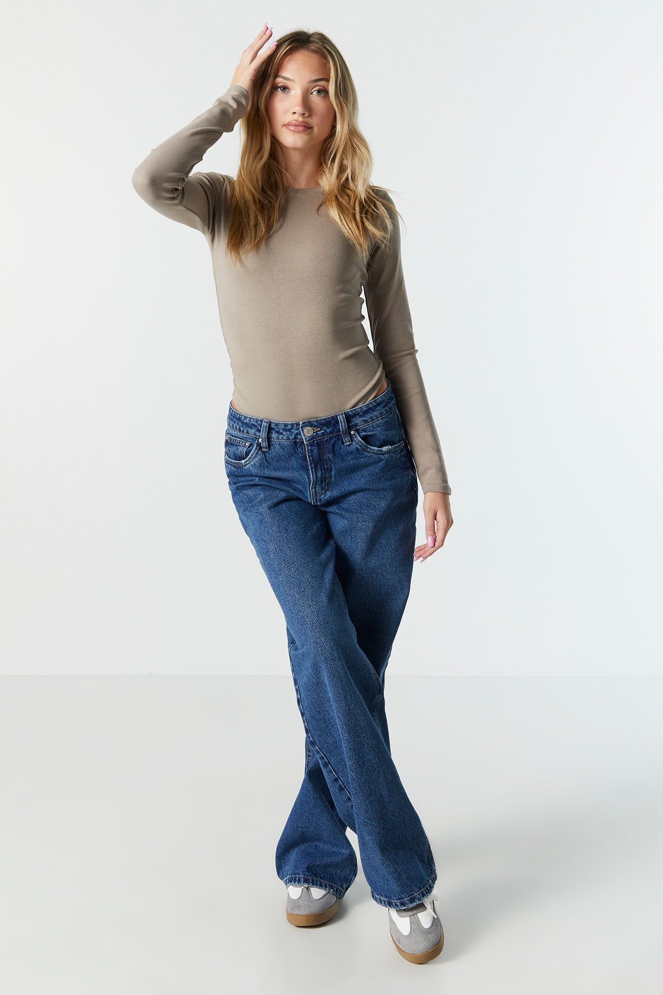 Crewneck Long Sleeve Bodysuit sold by Urban Planet product image thumbnail 3