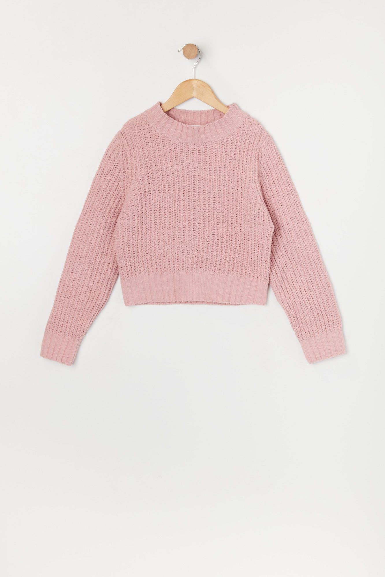 Girls Knit Crewneck Sweater sold by Urban Planet product image thumbnail 3