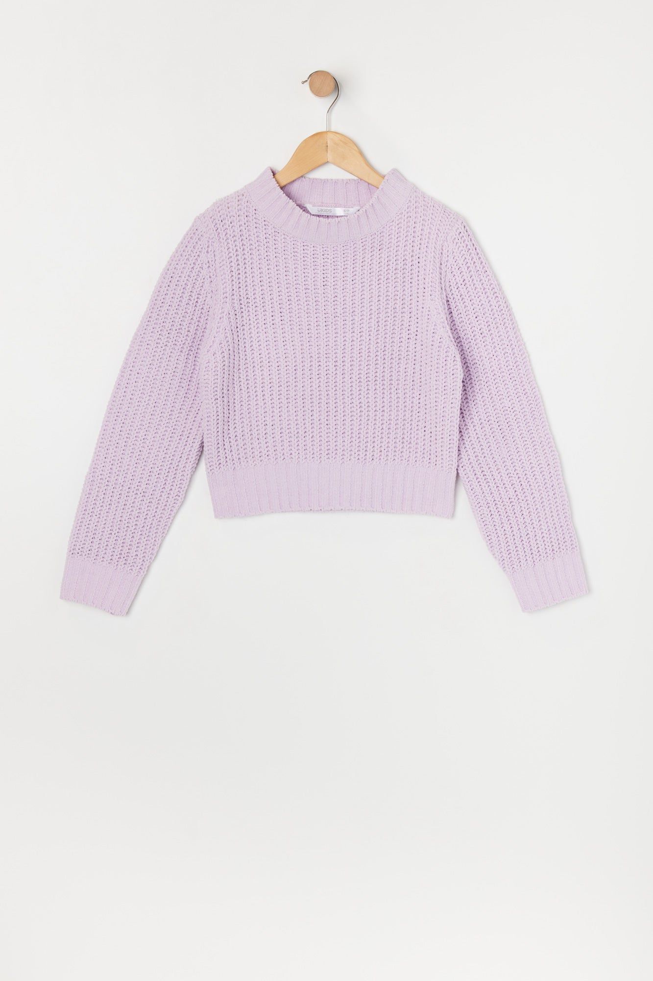 Girls Knit Crewneck Sweater sold by Urban Planet