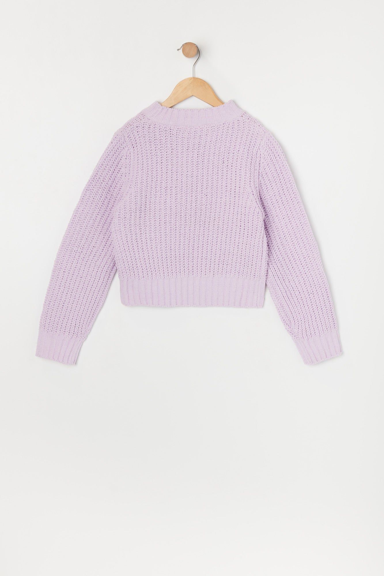 Girls Knit Crewneck Sweater sold by Urban Planet product image thumbnail 2